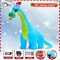 GOOSH 10FT Christmas Inflatables Dinosaur Eat Christmas Tree Shake Dinosaur with Built-in LEDs